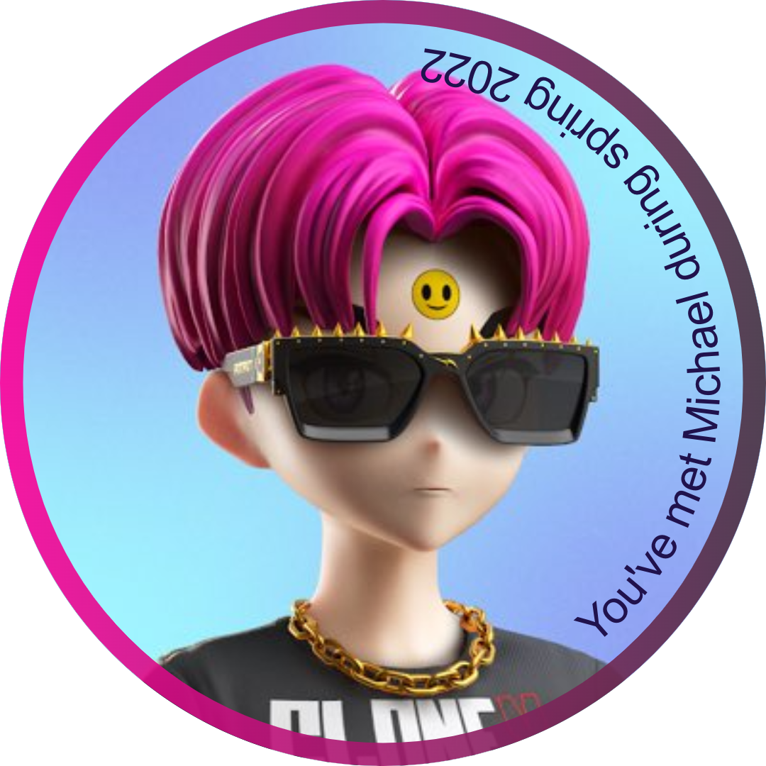 You've met Michael during spring 2022 POAP image