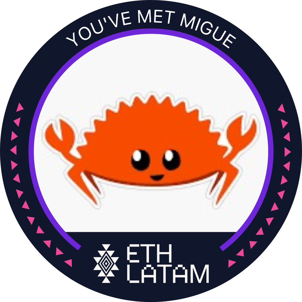 You've met Migue at ETHLatam '22 POAP image