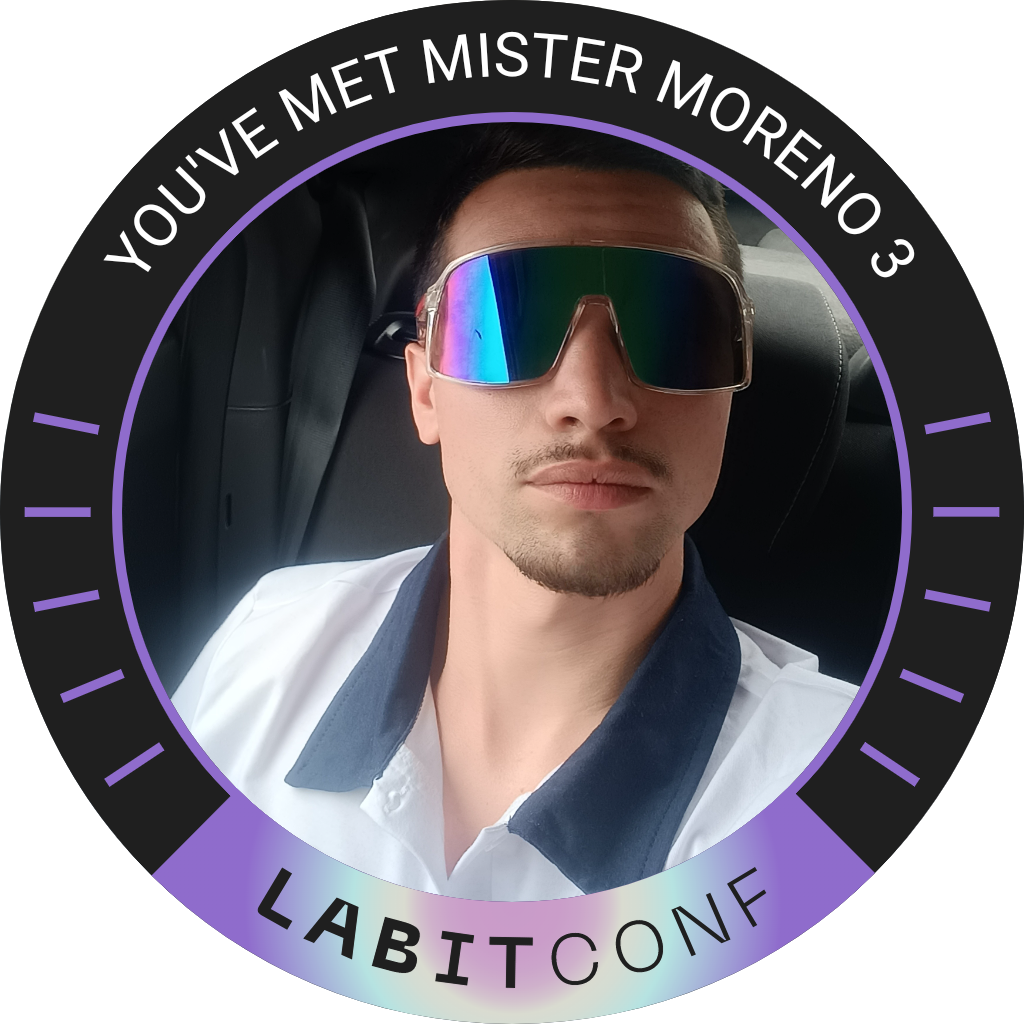You've met Mister Moreno 3 at LABITCONF '22 POAP image