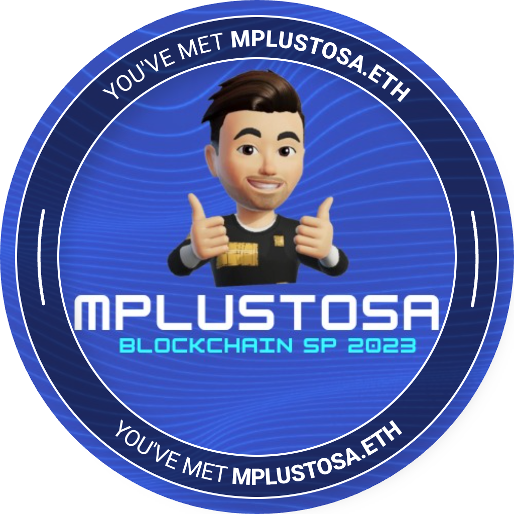 You've met Mplustosa at Blockchain SP- June 2023 POAP image