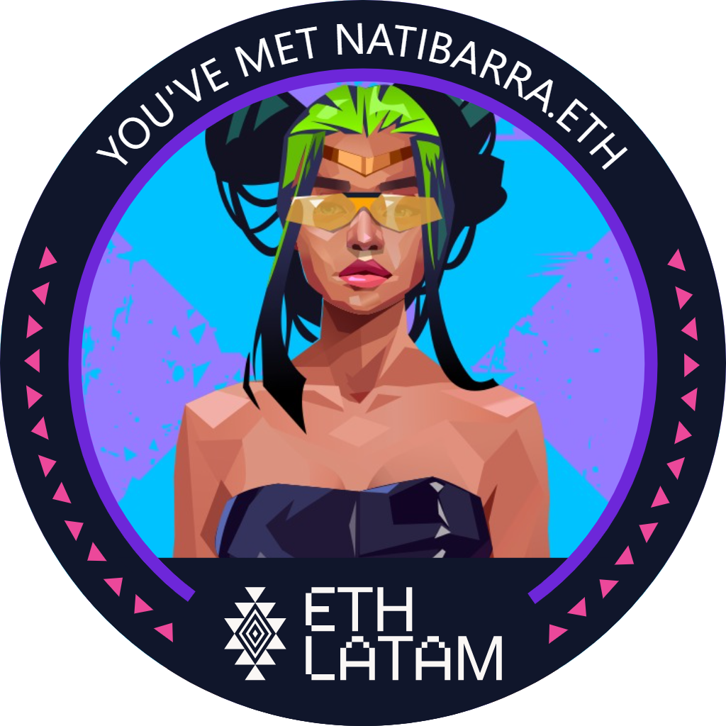 You've met Natibarra.eth at ETHLatam '22 POAP image