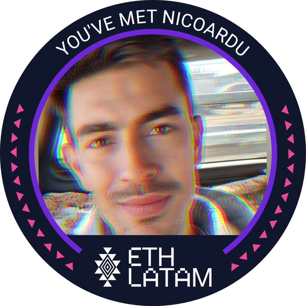 You've met NicoArdu at ETHLatam '22 POAP image