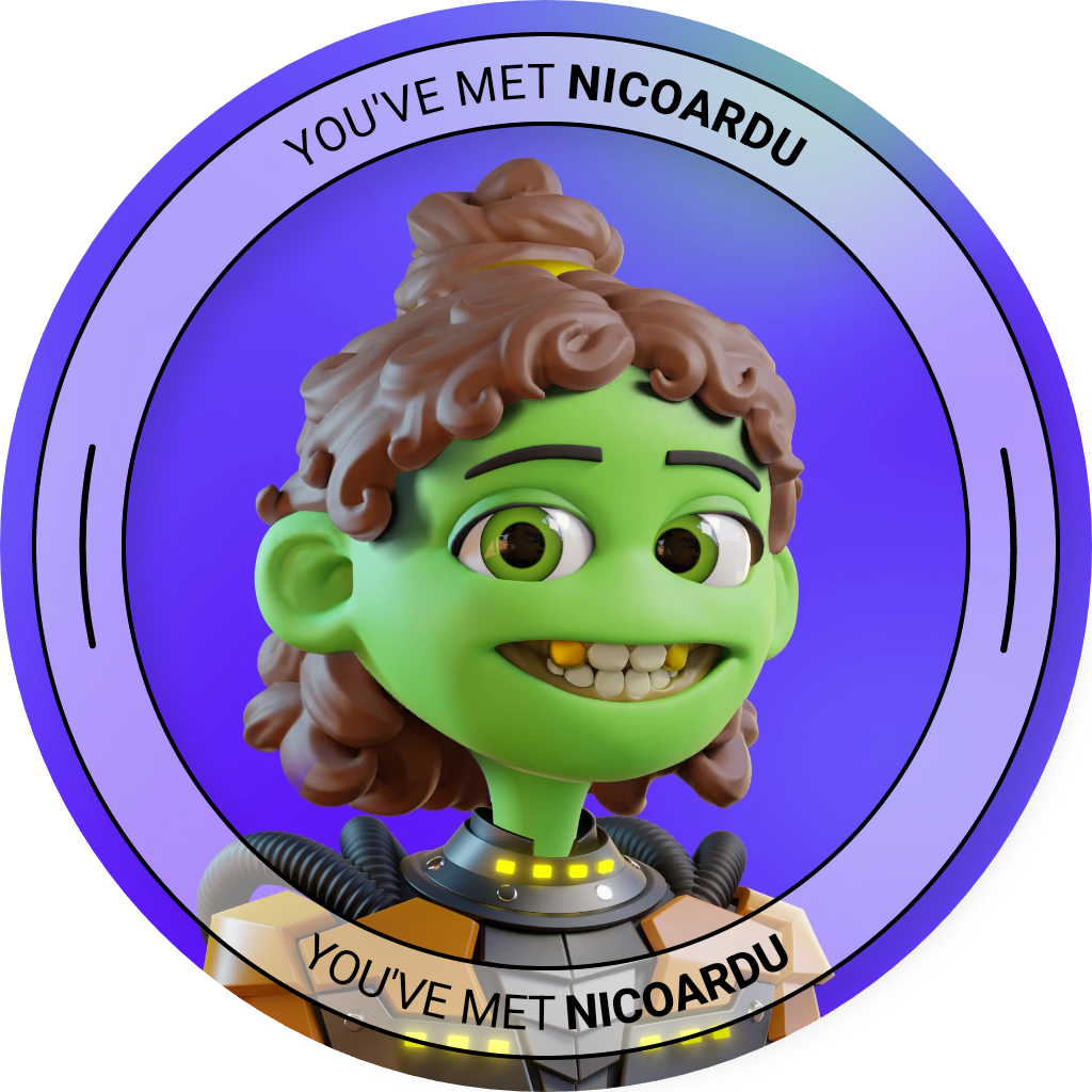 You've met NicoArdu at Lemon's crypto meetup in Rosario! POAP image