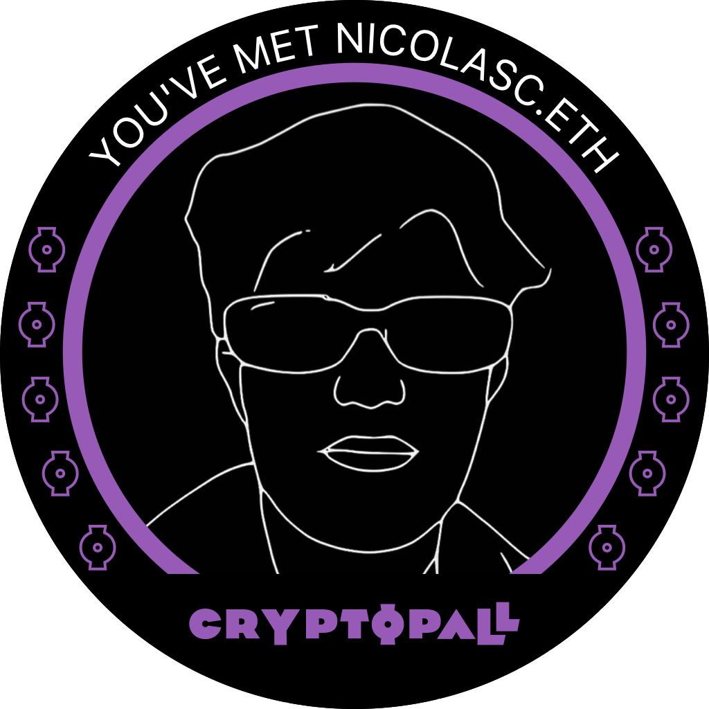 You've met Nicolasc.eth at Cryptopall '22 POAP image