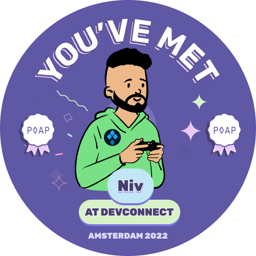 You've met Niv at Devconnect '22 POAP image