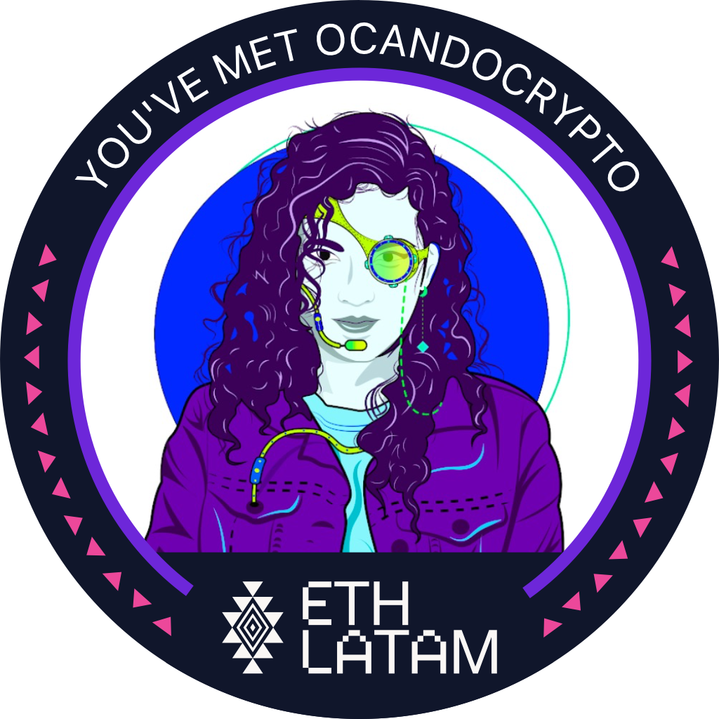 You've met ocandocrypto at ETHLatam '22 POAP image