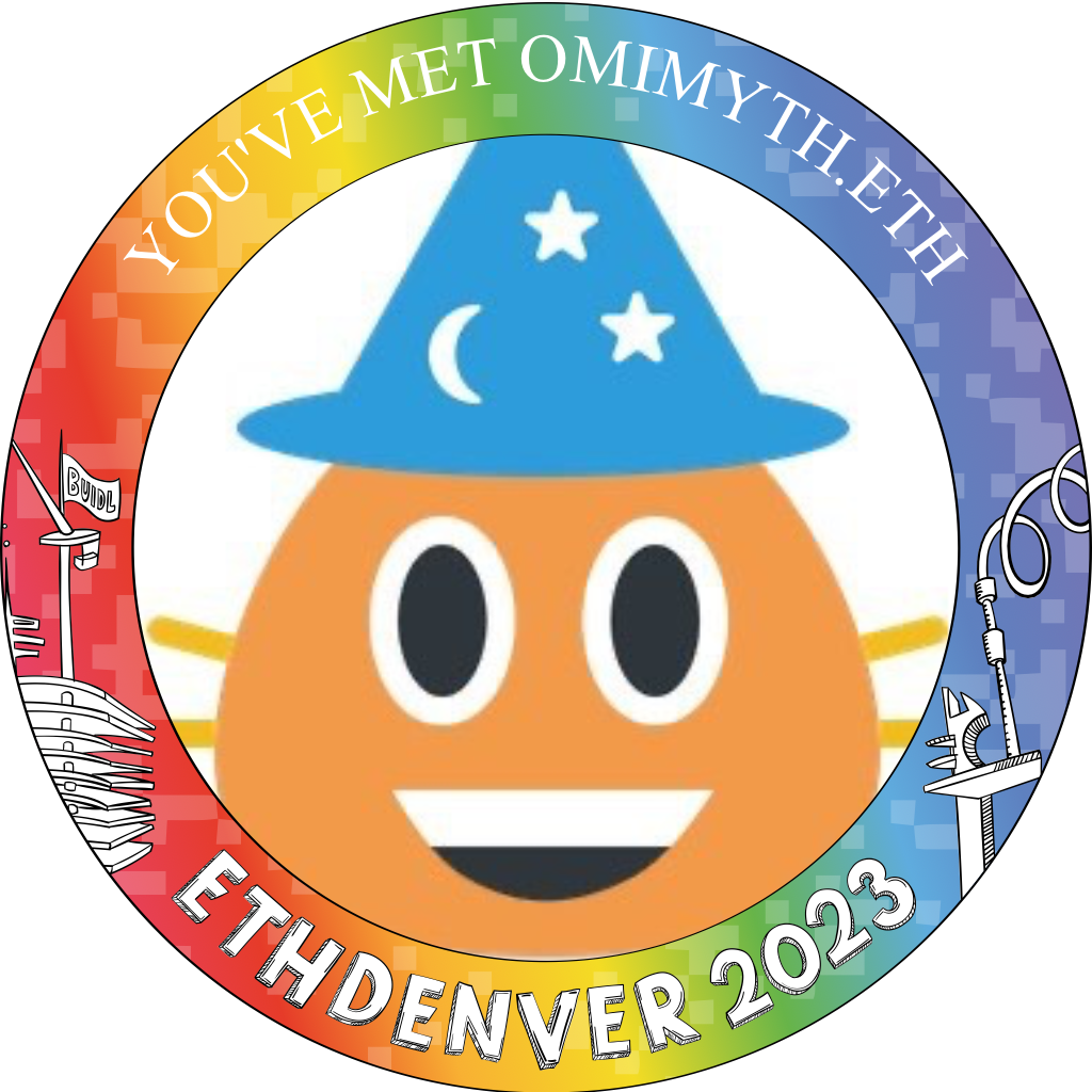 You've met OmiMyth.eth at ETHDenver 2023 POAP image