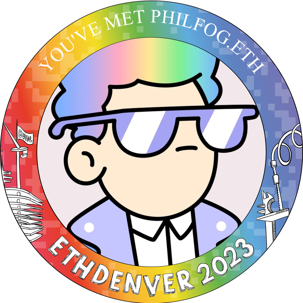 You've met Philfog.eth at ETHDenver 2023 POAP image