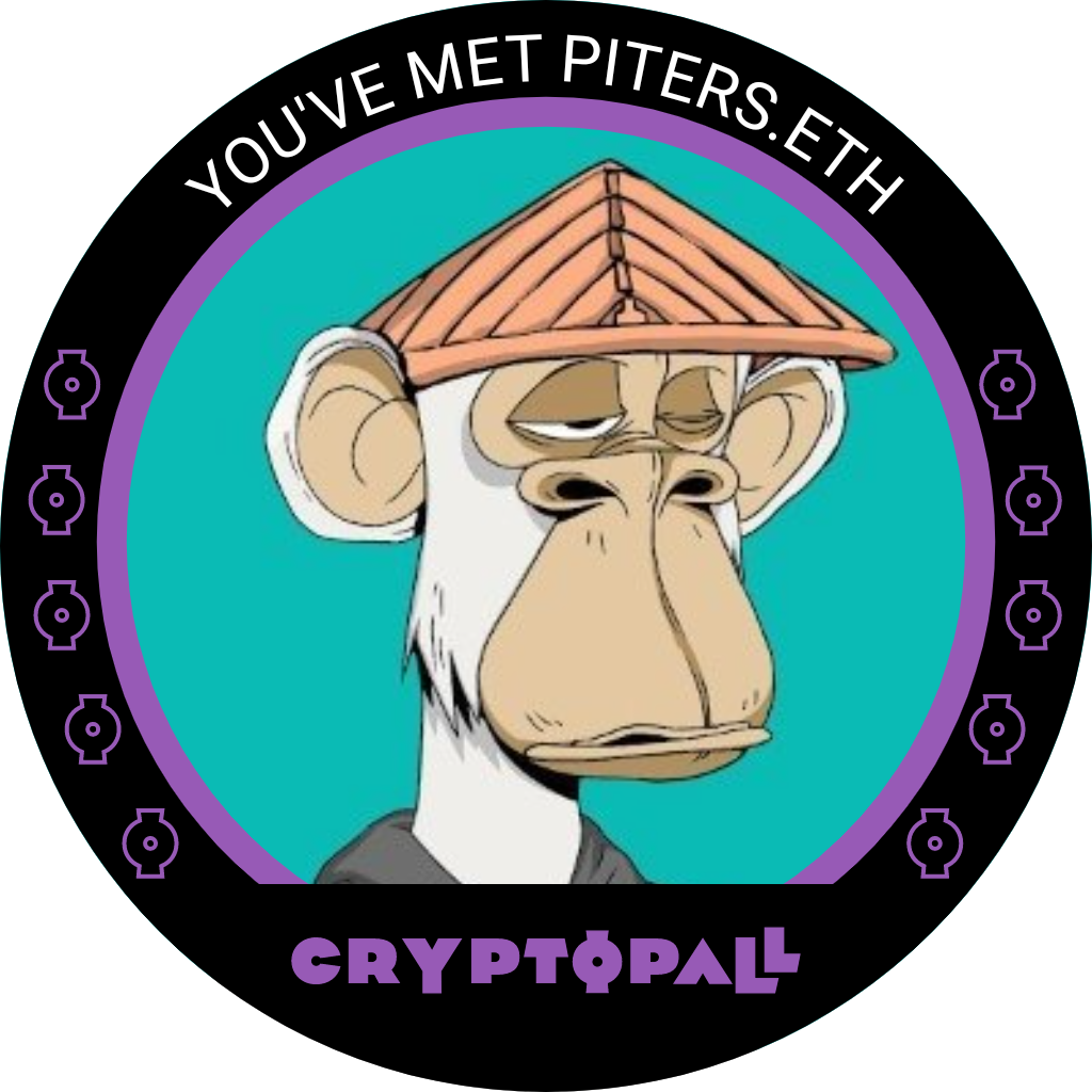 You've met Piters.eth at Cryptopall '22 POAP image