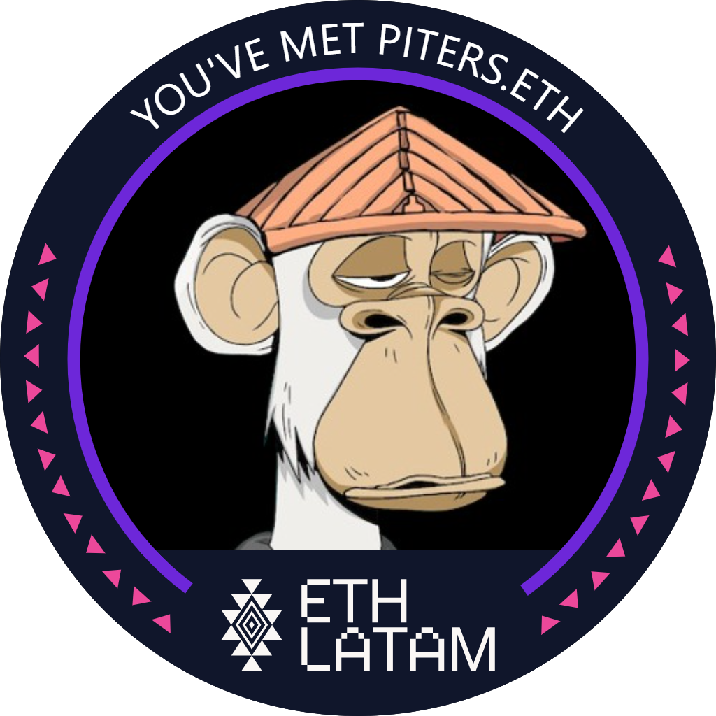 You've met piters.eth at ETHLatam '22 POAP image