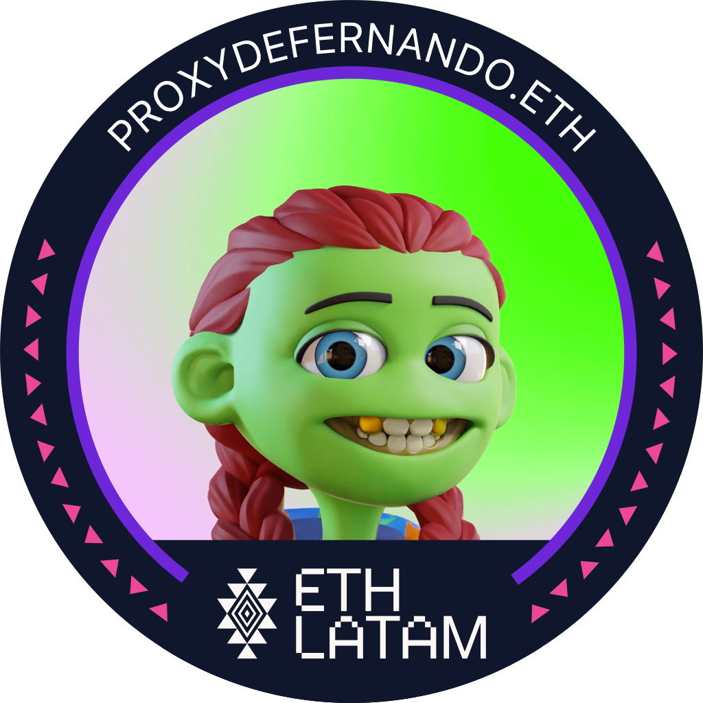 You've met proxydefernando.eth at ETHLatam '22 POAP image