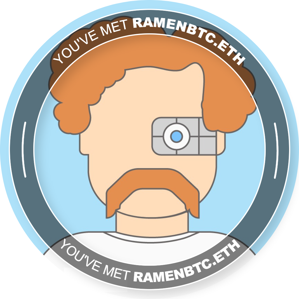 You've met ramenbtc.eth - August 2022 POAP image