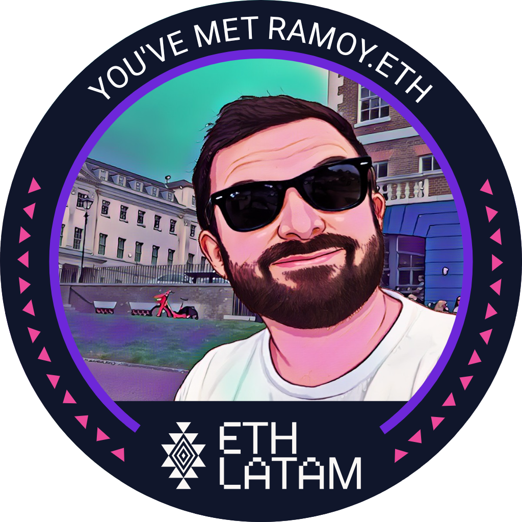 You've met ramoy.eth at ETHLatam '22 POAP image
