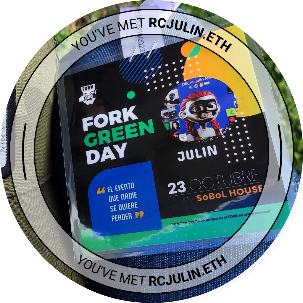 You've met rcjulin.eth - October 2022 POAP image