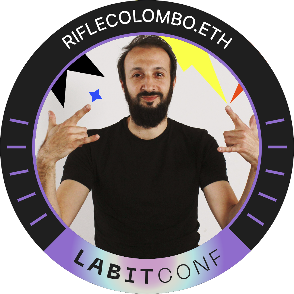 You've met riflecolombo.eth at LABITCONF '22 POAP image