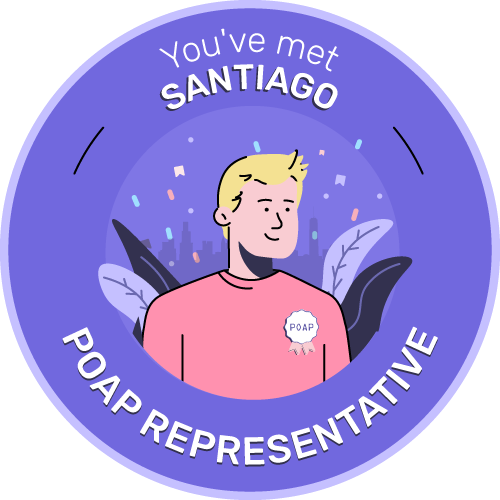 You've met Santiago in 2022 - POAP Representative POAP image