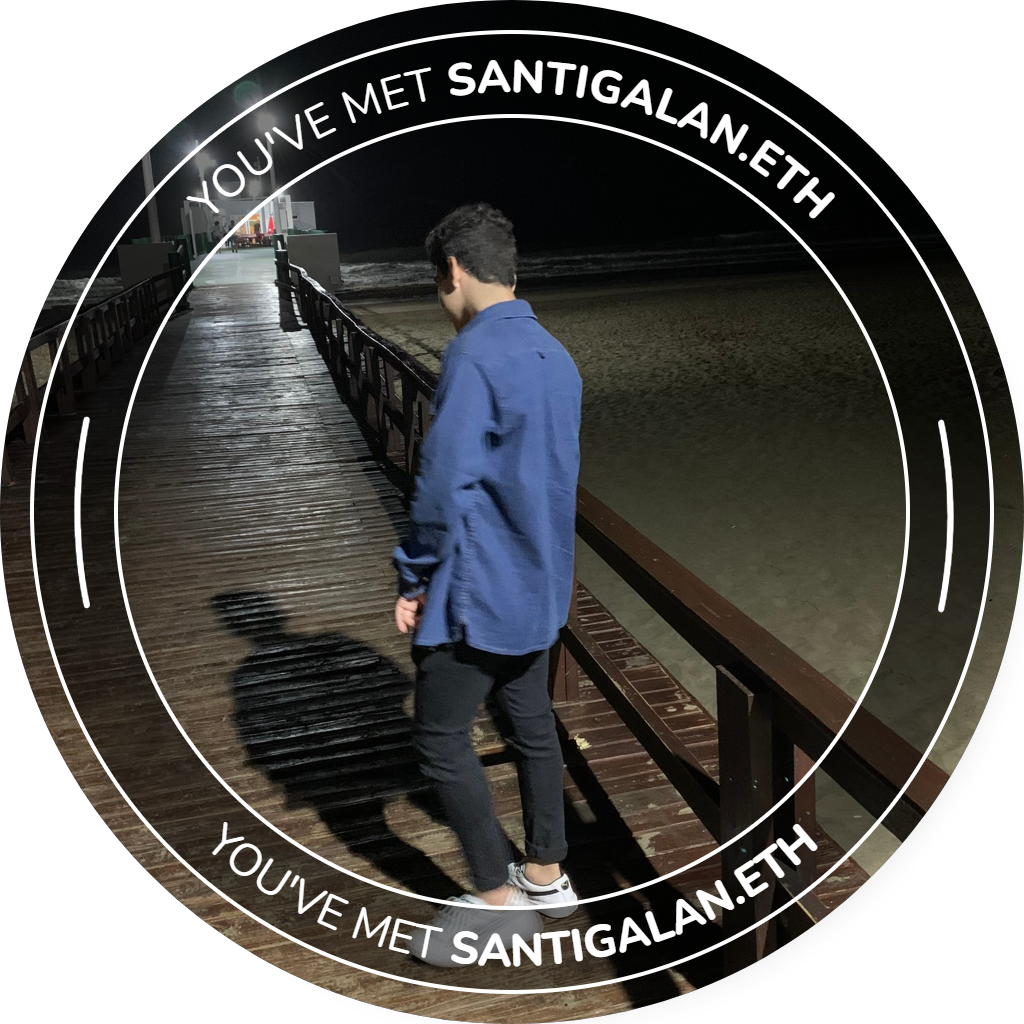 You've met santigalan.eth - January 2023 POAP image