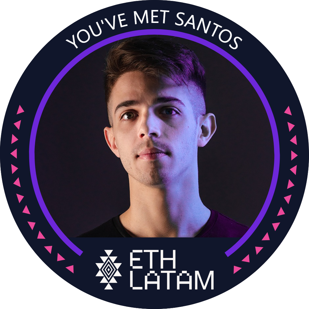You've met Santos at ETHLatam '22 POAP image