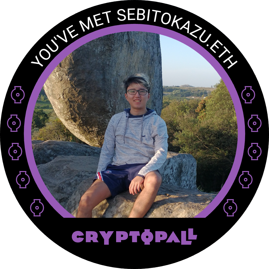 You've met sebitokazu.eth at Cryptopall '22 POAP image