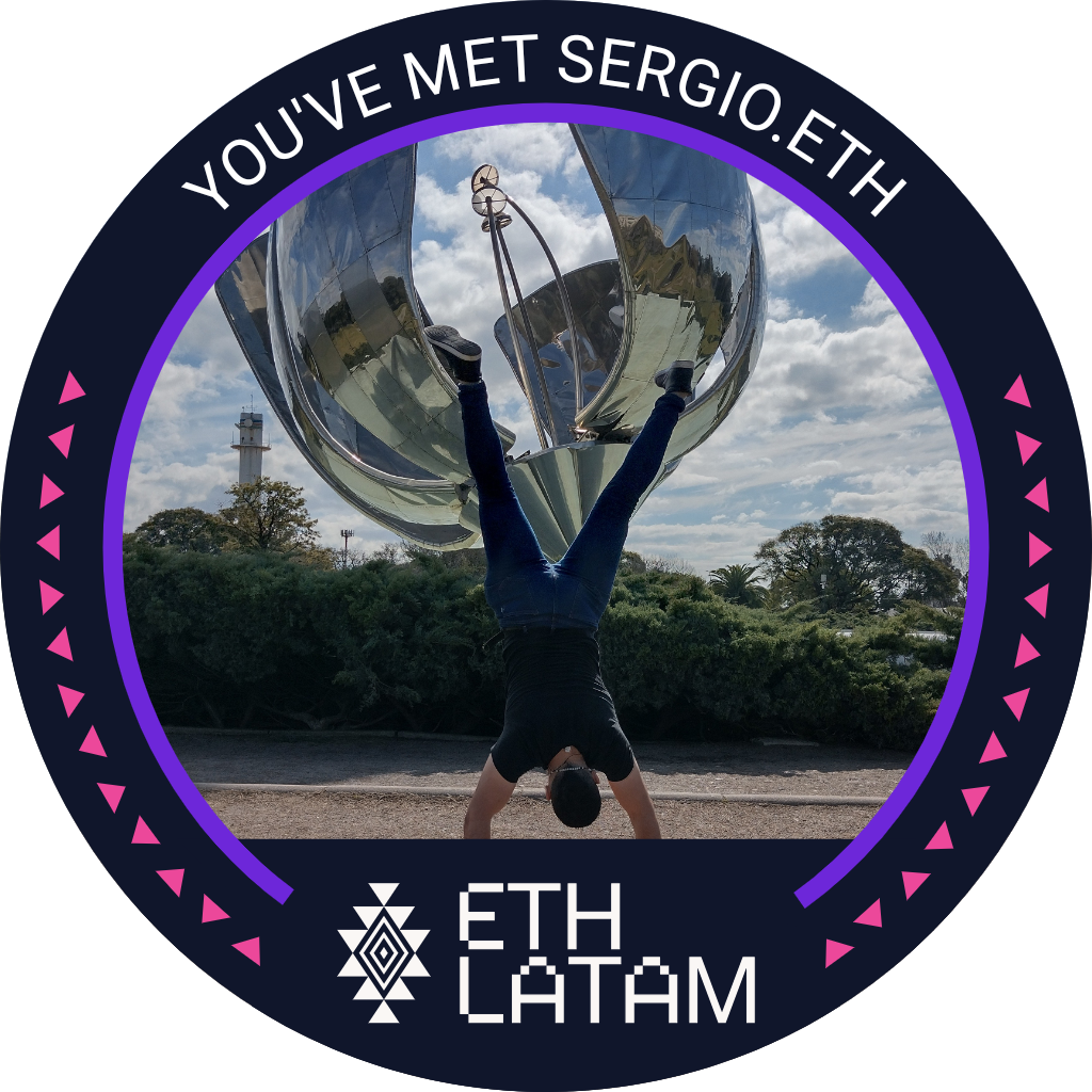 You've met Sergio.eth at ETHLatam '22 POAP image