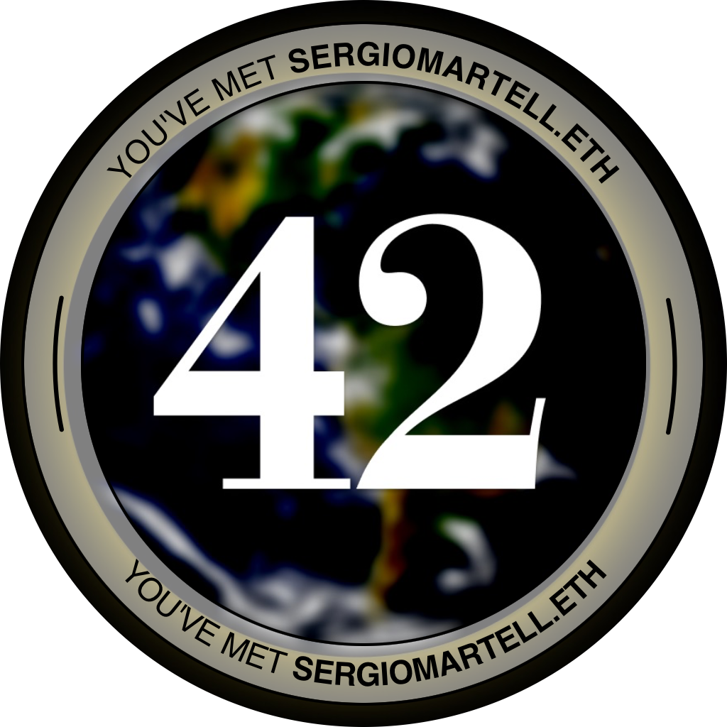 You've met sergiomartell.eth - July 2024 POAP image