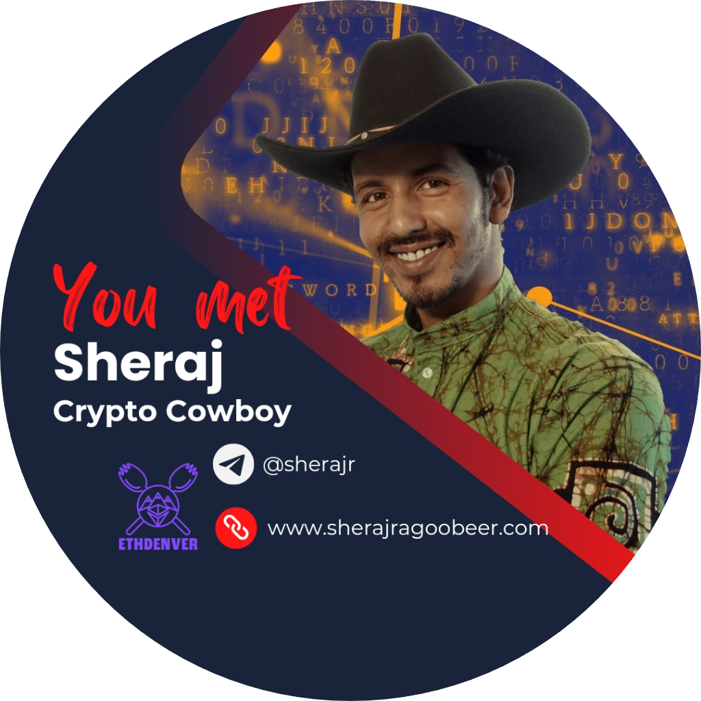 You've met Sheraj @ETHDenver- February 2024 POAP image