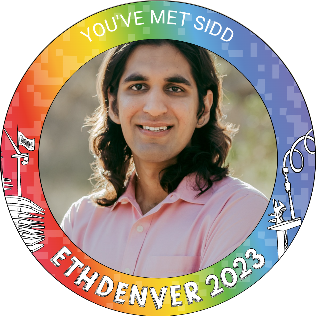 You've met Sidd at ETHDenver 2023 POAP image