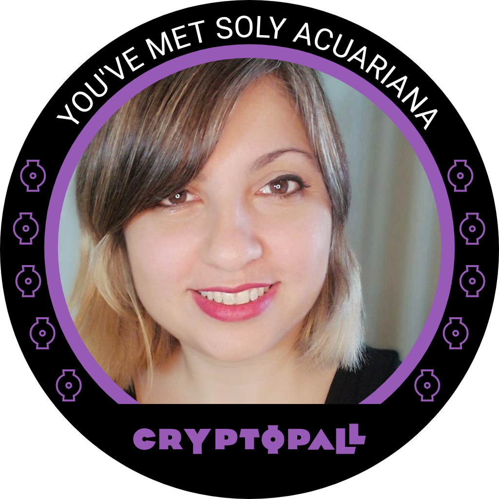 You've met Soly Acuariana at Cryptopall '22 POAP image