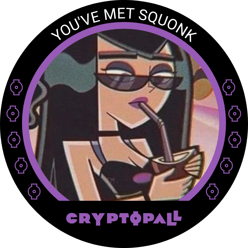You've met Squonk  at Cryptopall '22 POAP image