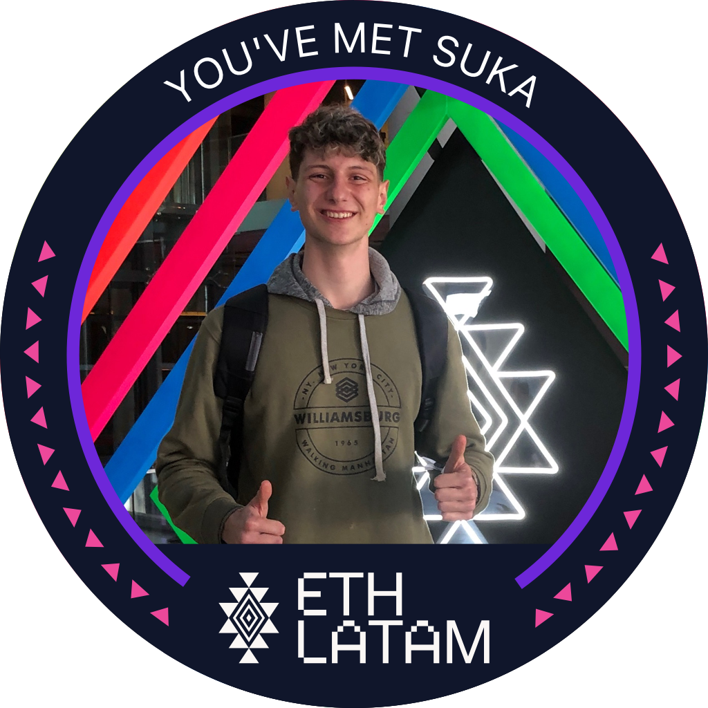 You've met suka at ETHLatam '22 POAP image