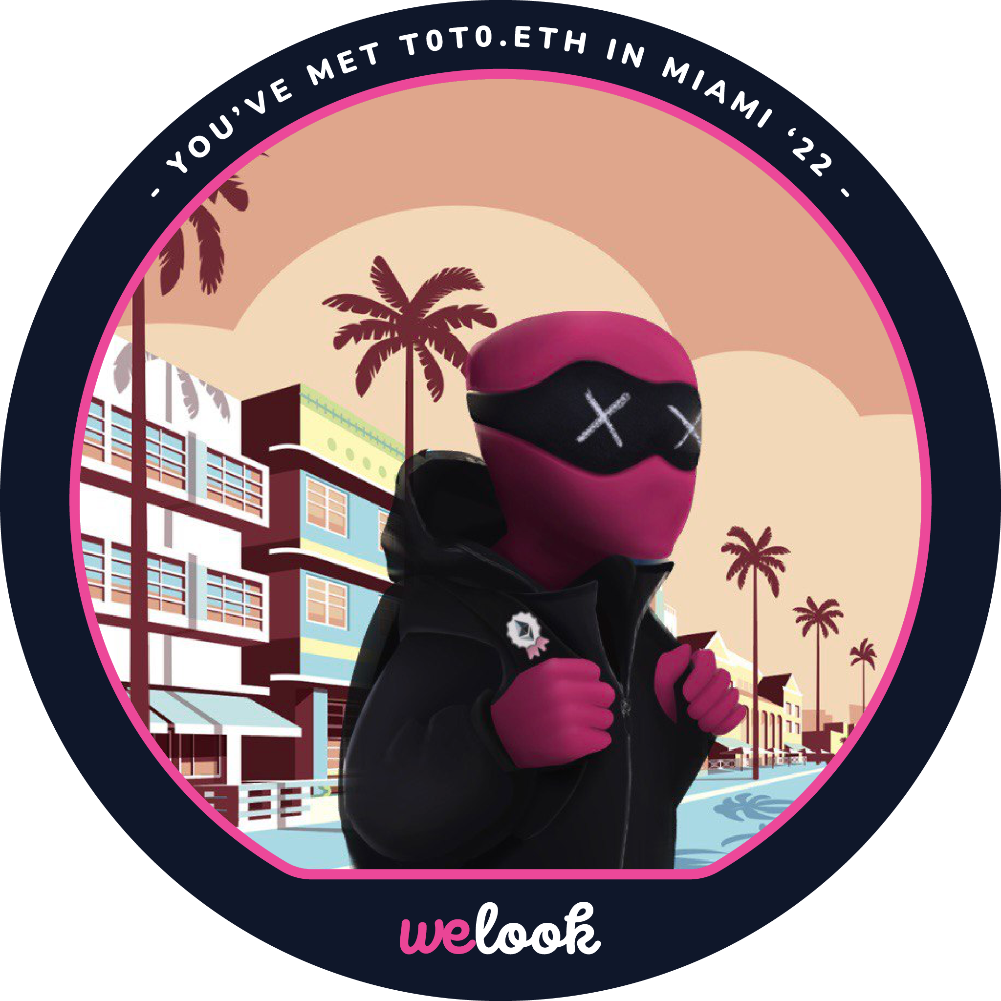 You've met t0t0.eth @ Miami ArtBasel week POAP image