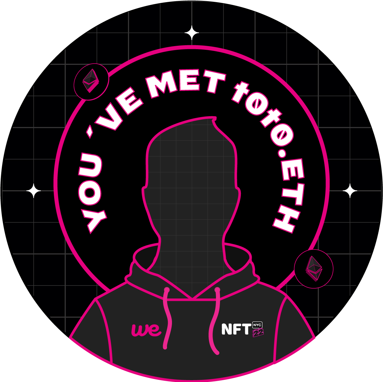 You've met t0t0.eth in June 2022 POAP image