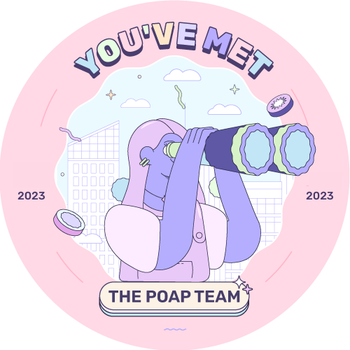 You've met the POAP team in November 2023 POAP image