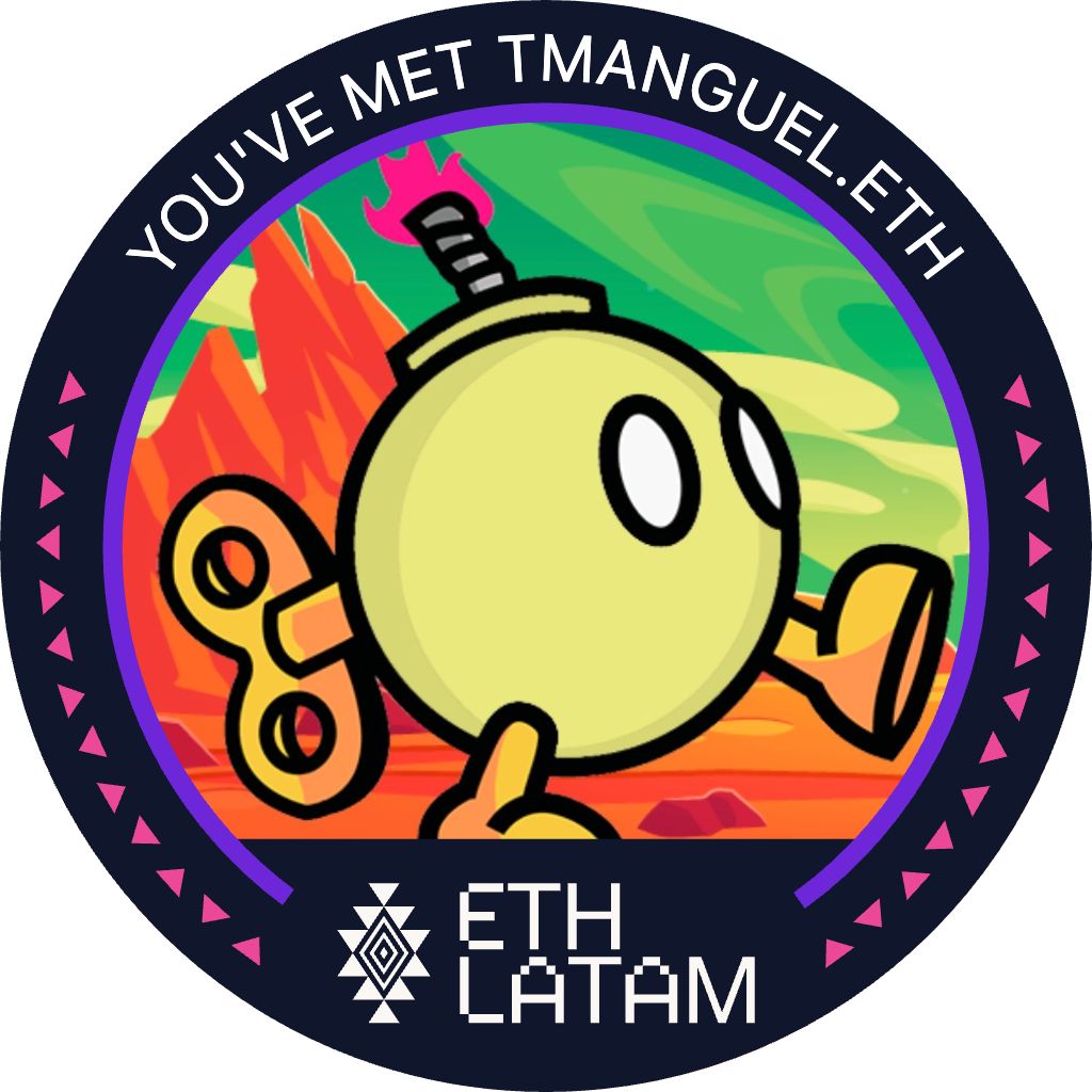 You've met tmanguel.eth at ETHLatam '22 POAP image