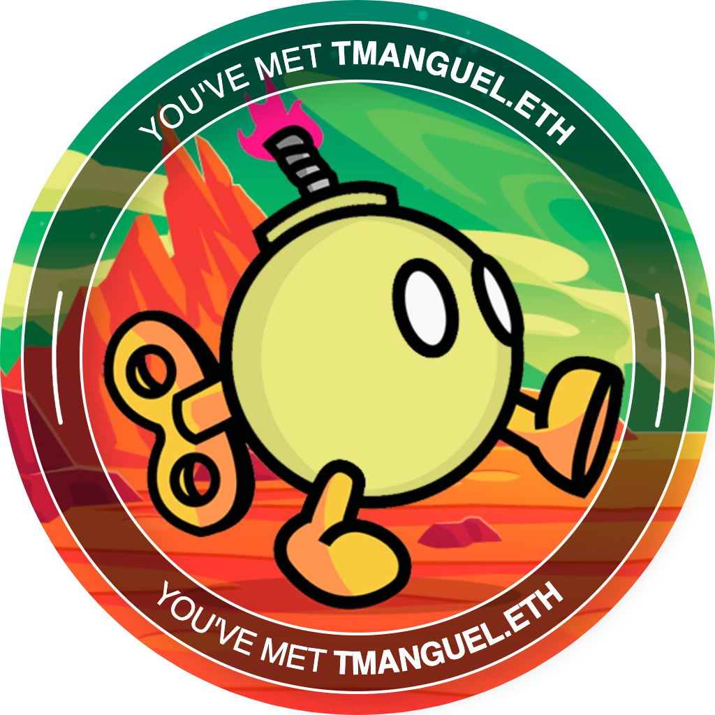 You've met tmanguel.eth - February 2023 POAP image