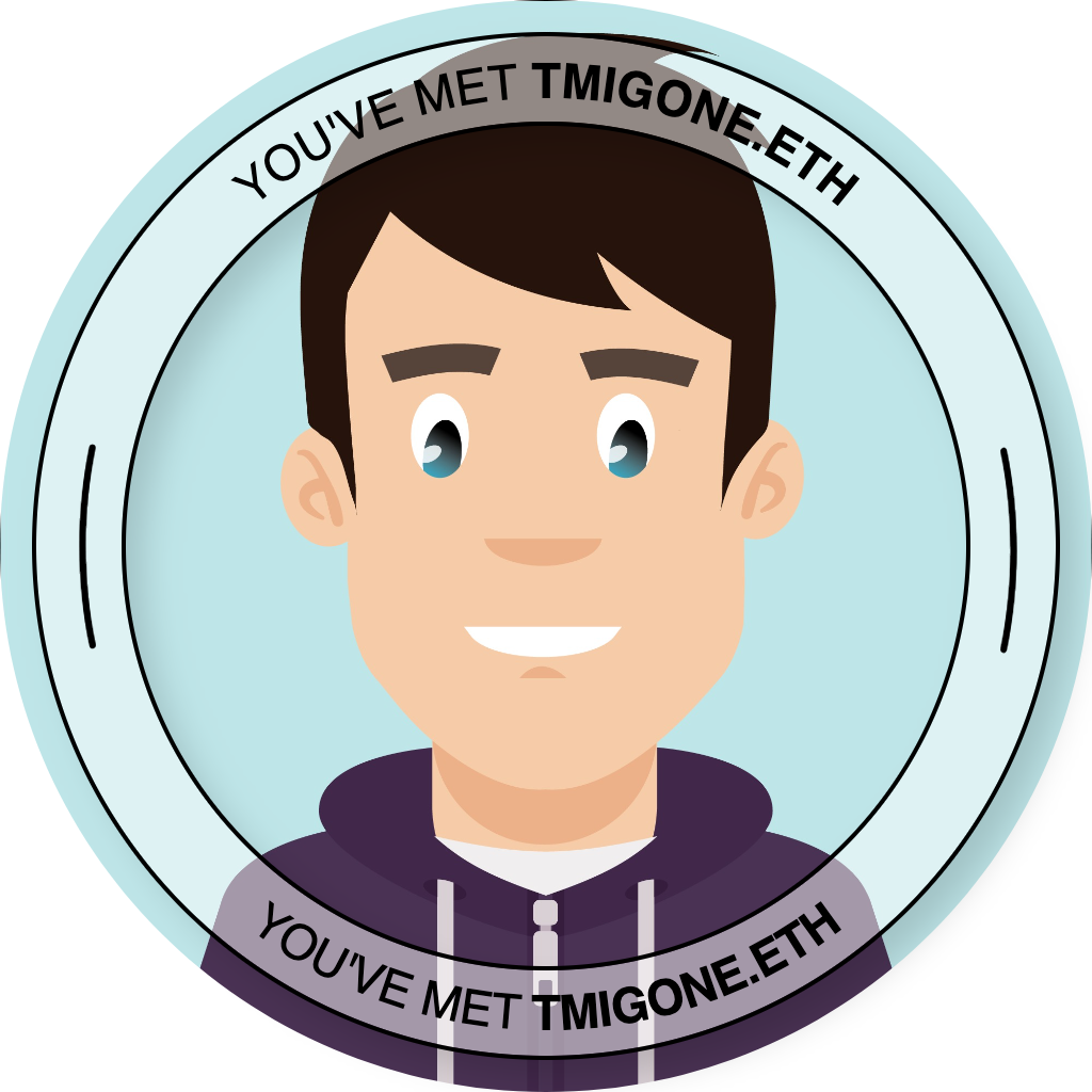 You've met tmigone.eth - 2022 POAP image