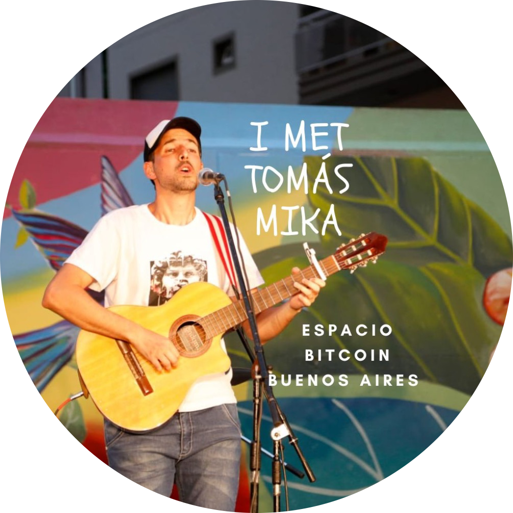 You've met Tomas Mila - October 2022 - espacio bitcoin BA POAP image
