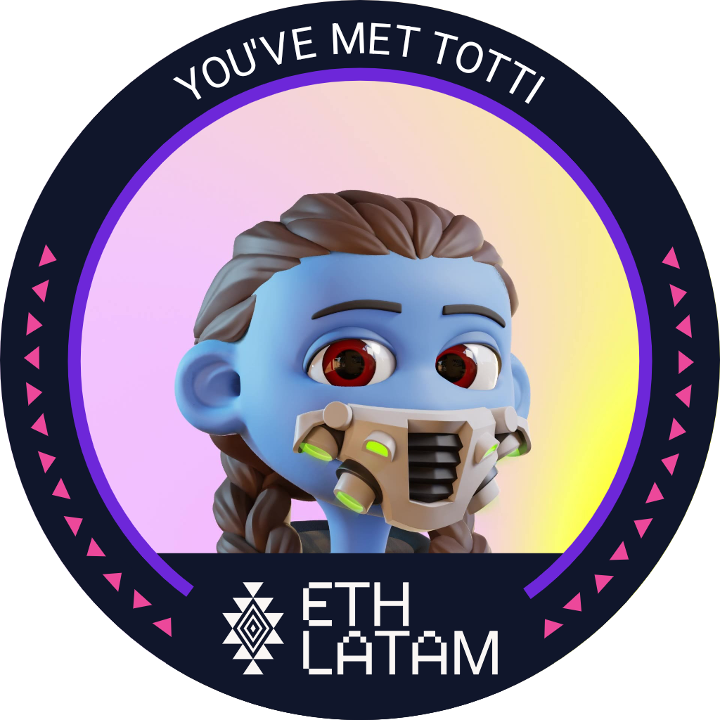 You've met Totti at ETHLatam '22 POAP image