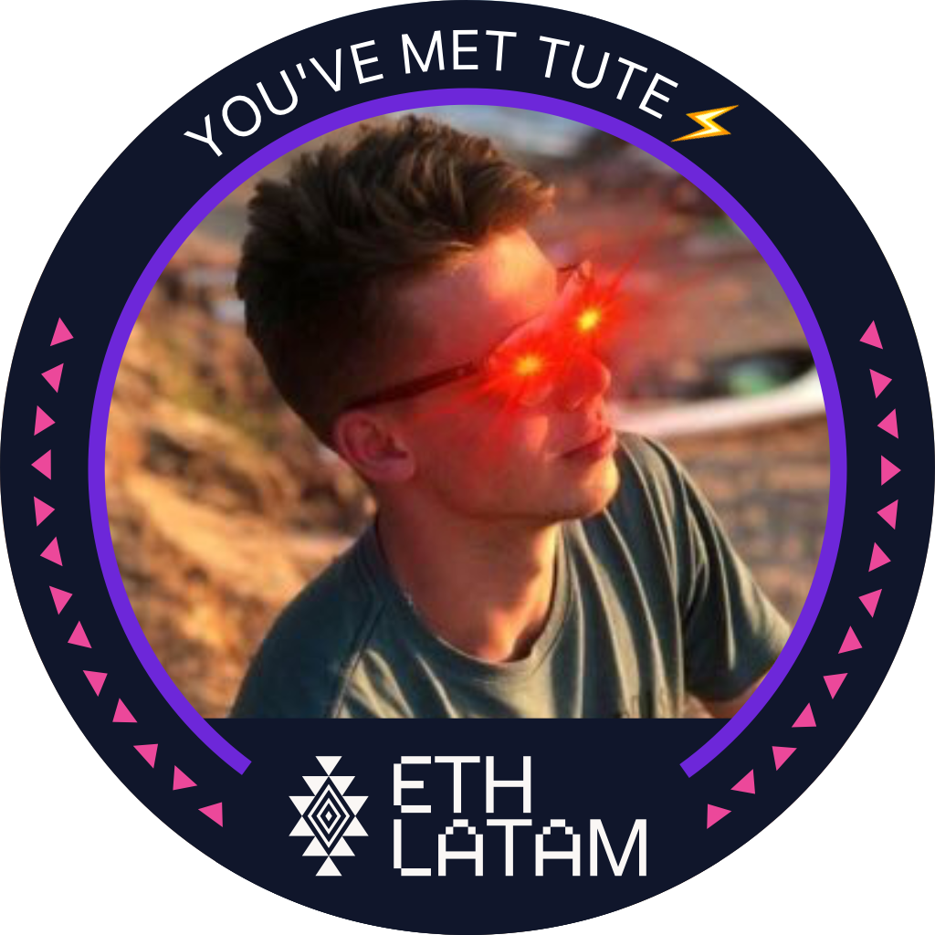 You've met Tute⚡️ at ETHLatam '22 POAP image