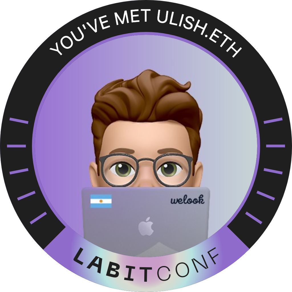You've met ulish.eth at LABITCONF '22 POAP image