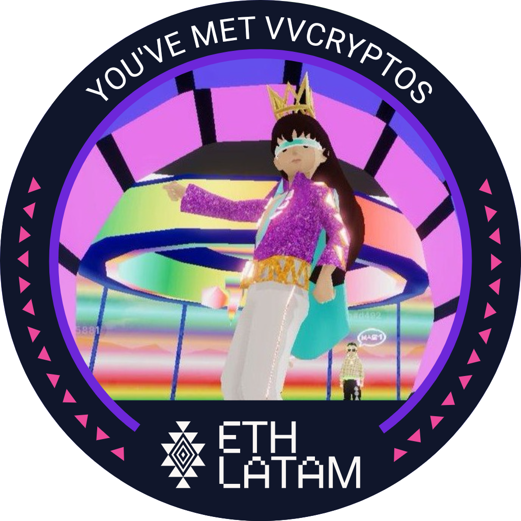 You've met vvcryptos at ETHLatam '22 POAP image