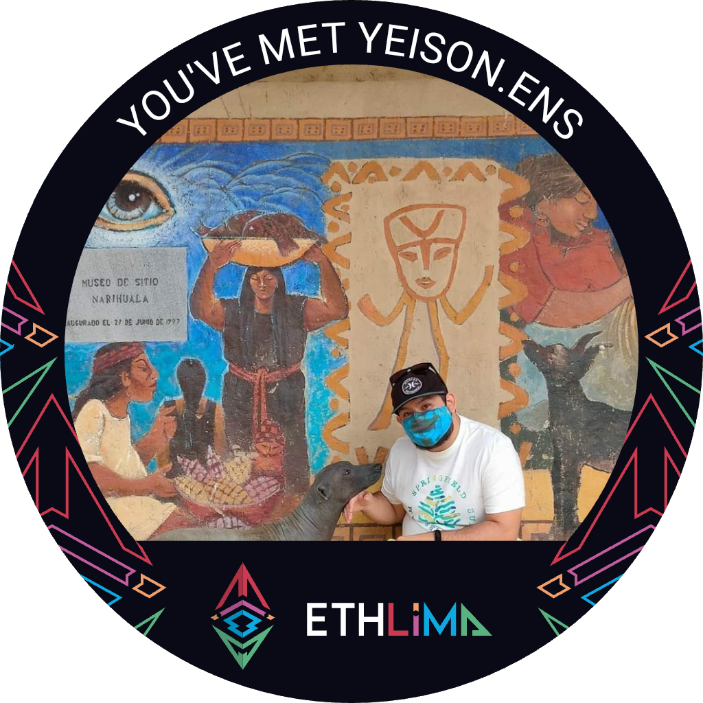 You've met yeison.ens at ETHLima '22 POAP image
