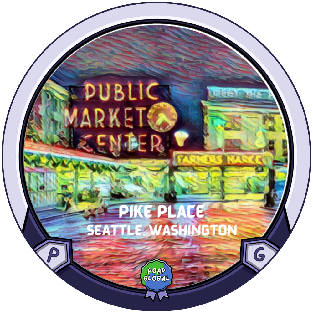 You've visited Pike Place Market - POAP Global POAP image