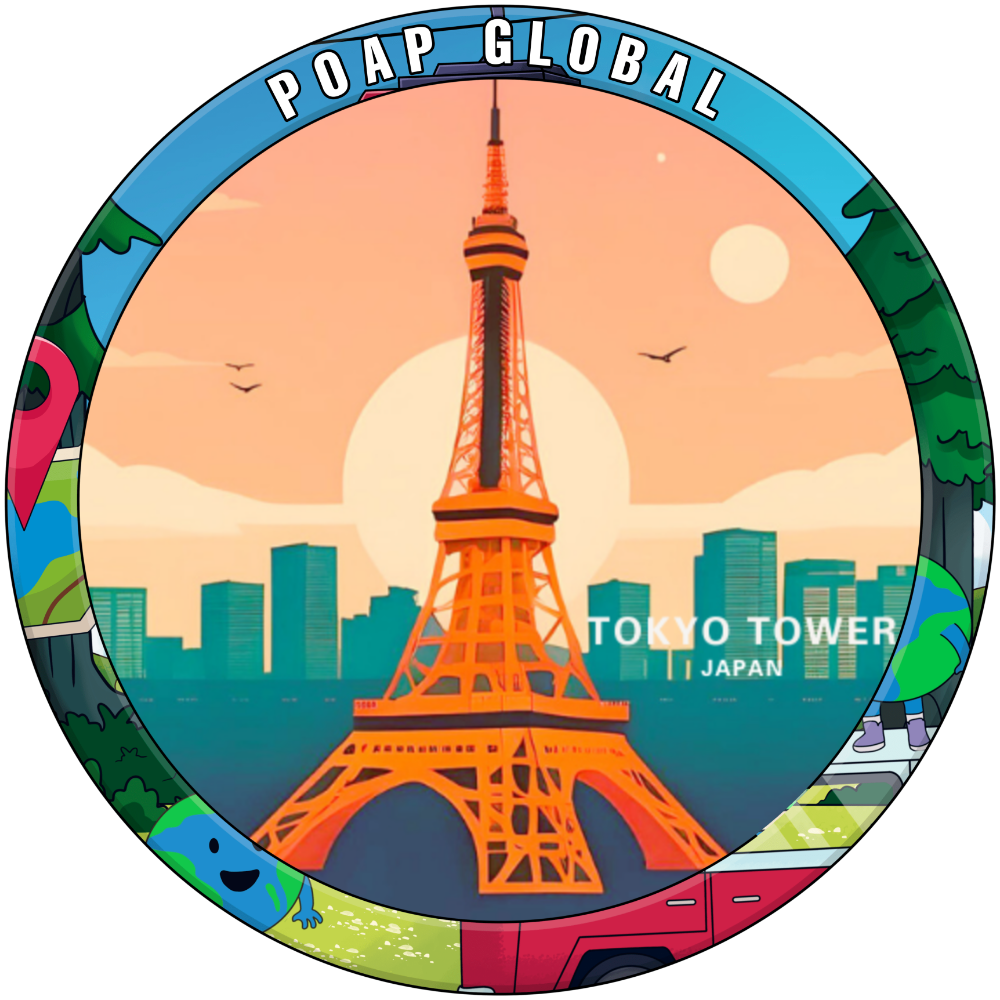 You've visited Tokyo Tower - POAP Global POAP image