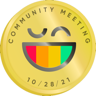 YUP Community Meeting - 28 OCT 2021 POAP image