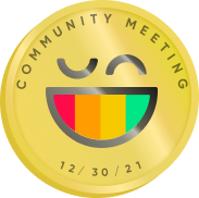 YUP Community Meeting 30 DEC 2021 POAP image