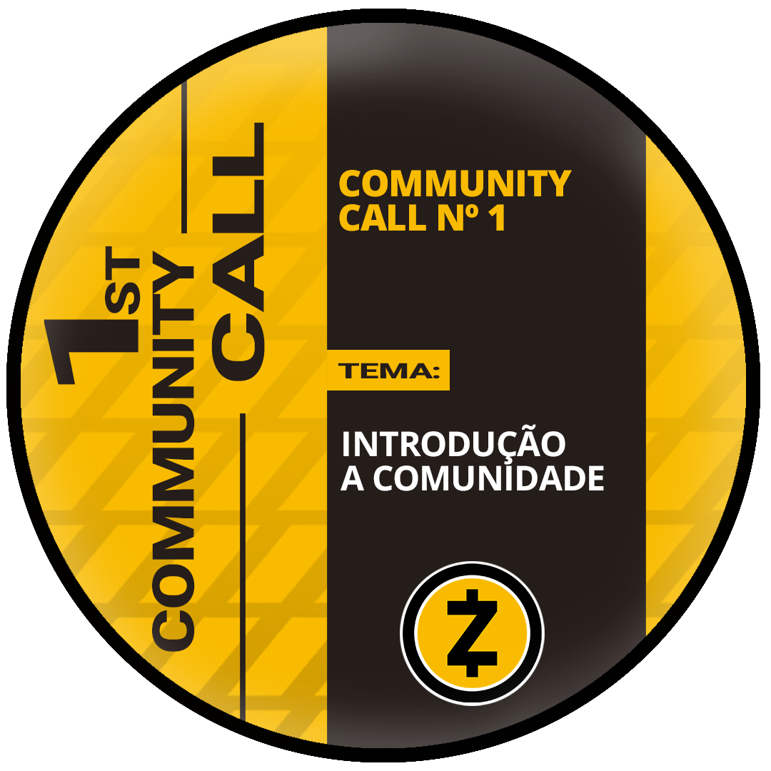 Zcash Brazil first Community Call POAP image