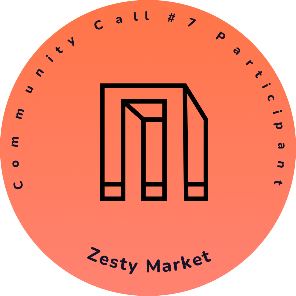 Zesty Market Community Call #7 POAP image